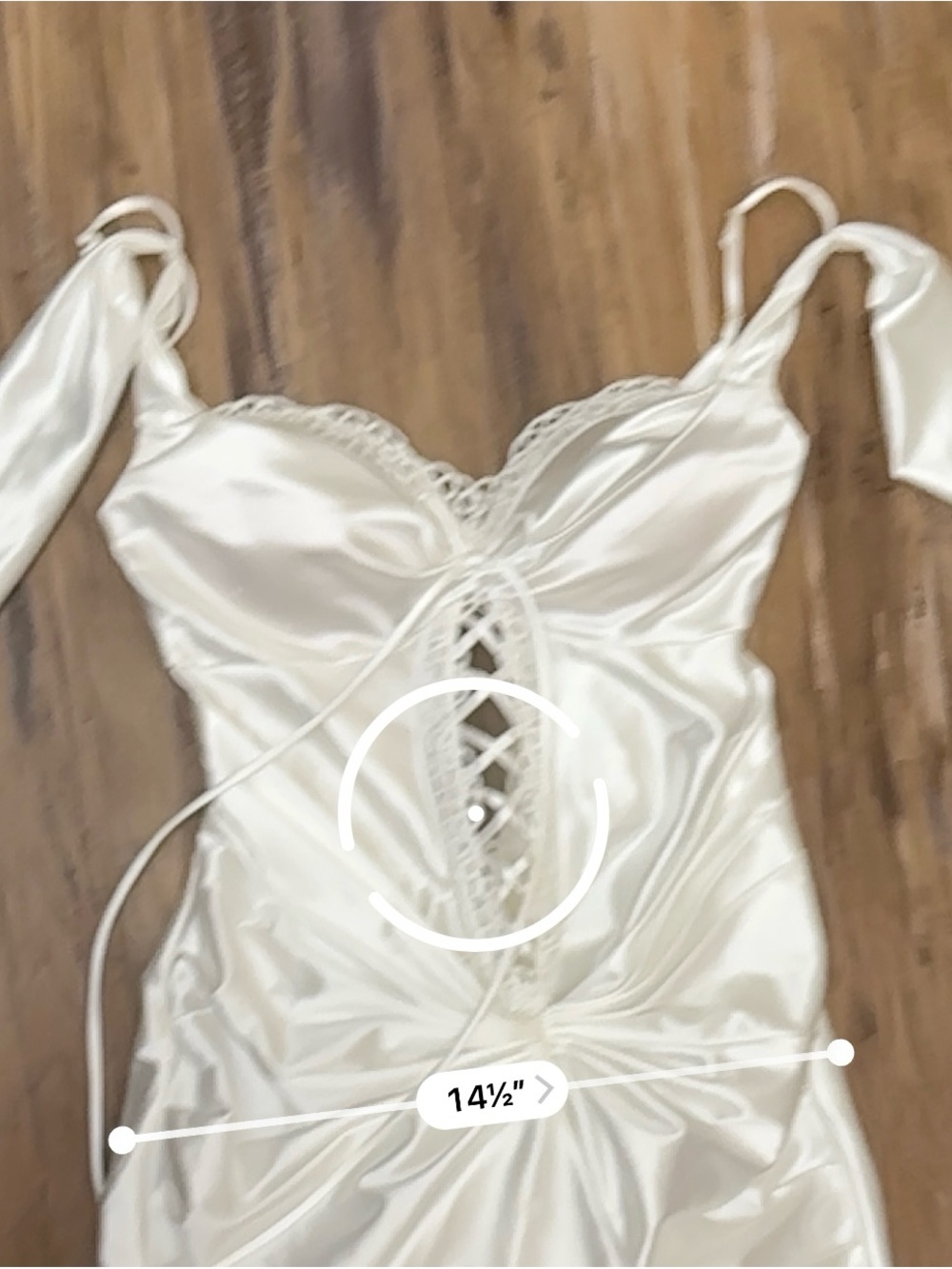 Lacemade St. Phoenix Corset Dress Satin White - Picture 6 of 10